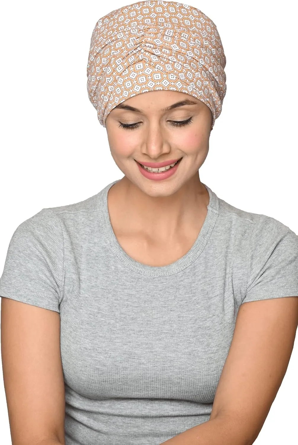 2 Piece Chemo Cap Cancer Headwear for Women Silky Soft Bamboo Caps for Hair Loss (2 Piece)