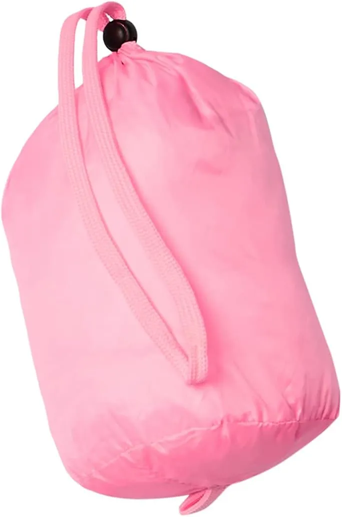 Amazon Essentials Girls and Toddlers' Lightweight Water-Resistant Hooded Packable Mock Puffer Jacket
