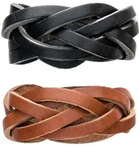 Braided Leather Cuff