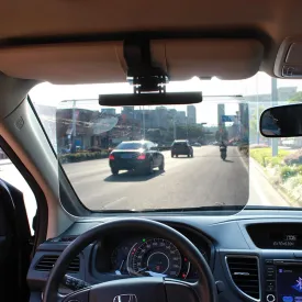 Car large field visor