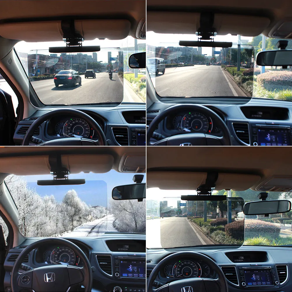 Car large field visor