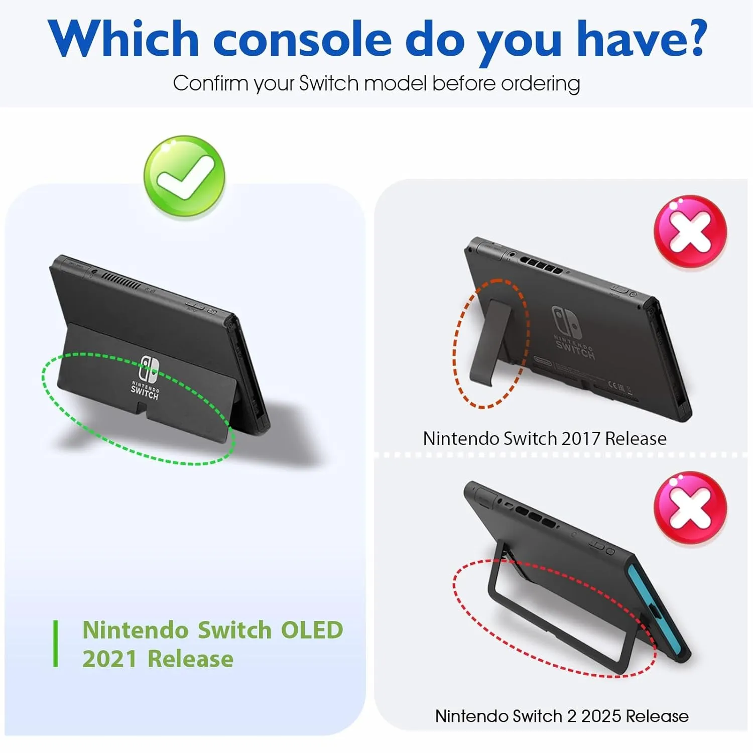 COMCOOL Dockable Case for Nintendo Switch Oled - [9 FT Military Grade Drop Protection] [with Tempered Glass Screen Protector and Thumb Grips] Protective Cover for Nintendo Switch Oled - Black Yellow