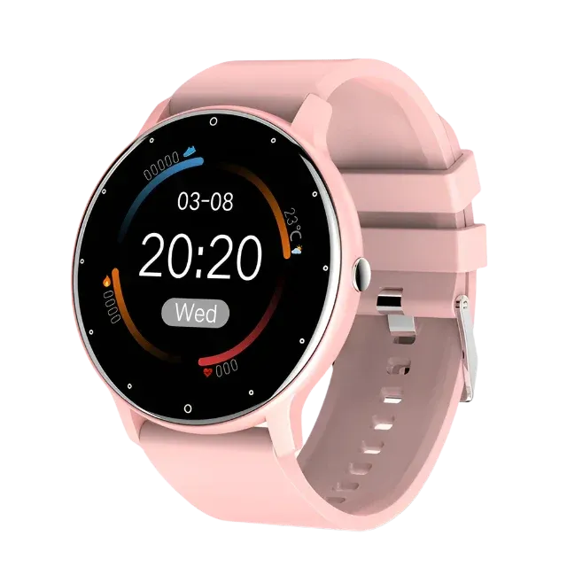 Damon – Unisex Waterproof Smartwatch – Full Touch Display with Fitness Tracker and Heart Rate Monitor