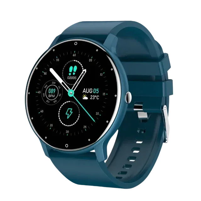 Damon – Unisex Waterproof Smartwatch – Full Touch Display with Fitness Tracker and Heart Rate Monitor