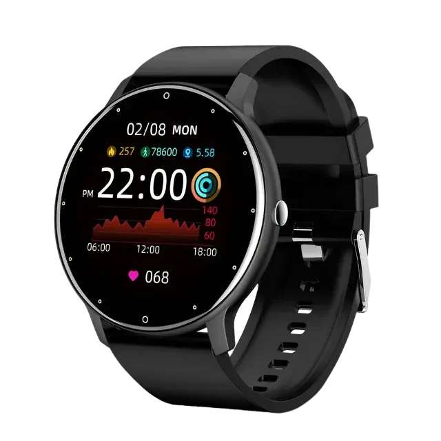 Damon – Unisex Waterproof Smartwatch – Full Touch Display with Fitness Tracker and Heart Rate Monitor