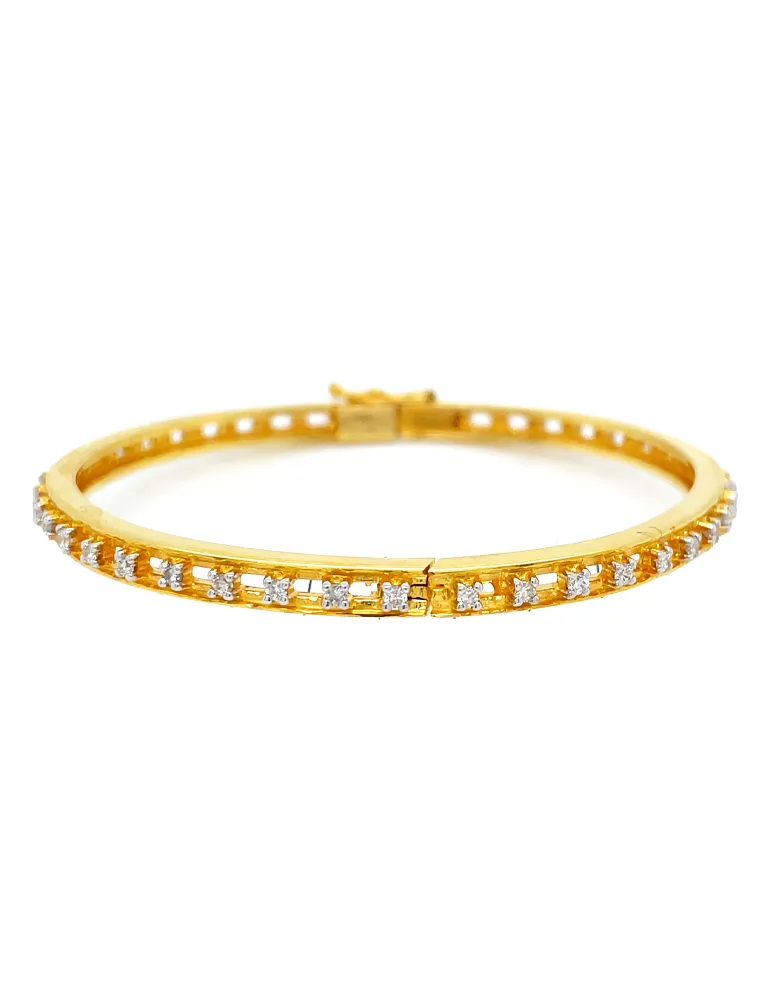 Diamond Bracelet 18 Kt Gold