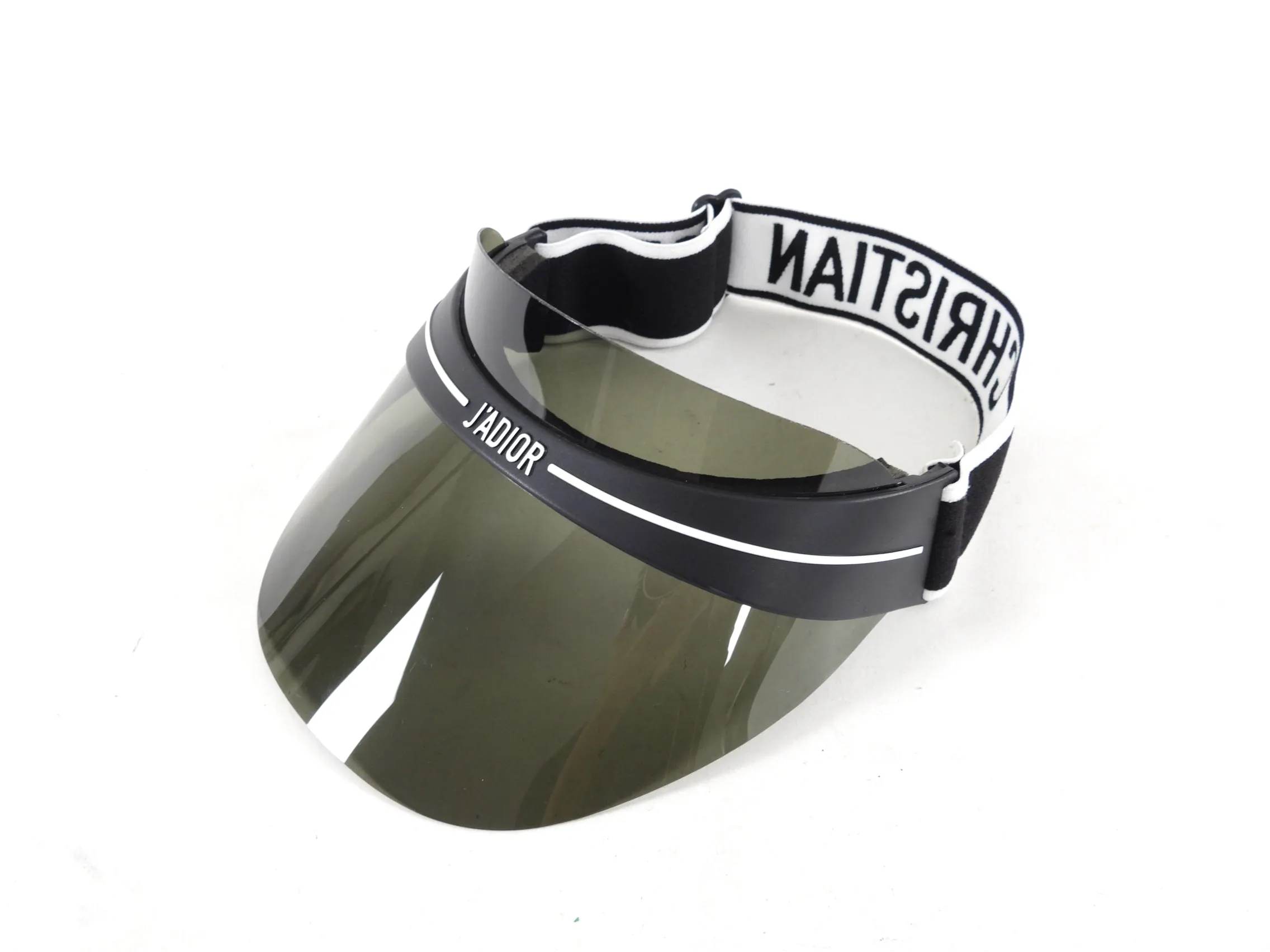 Dior Club 1 Black Smoke Acrylic Sun Visor