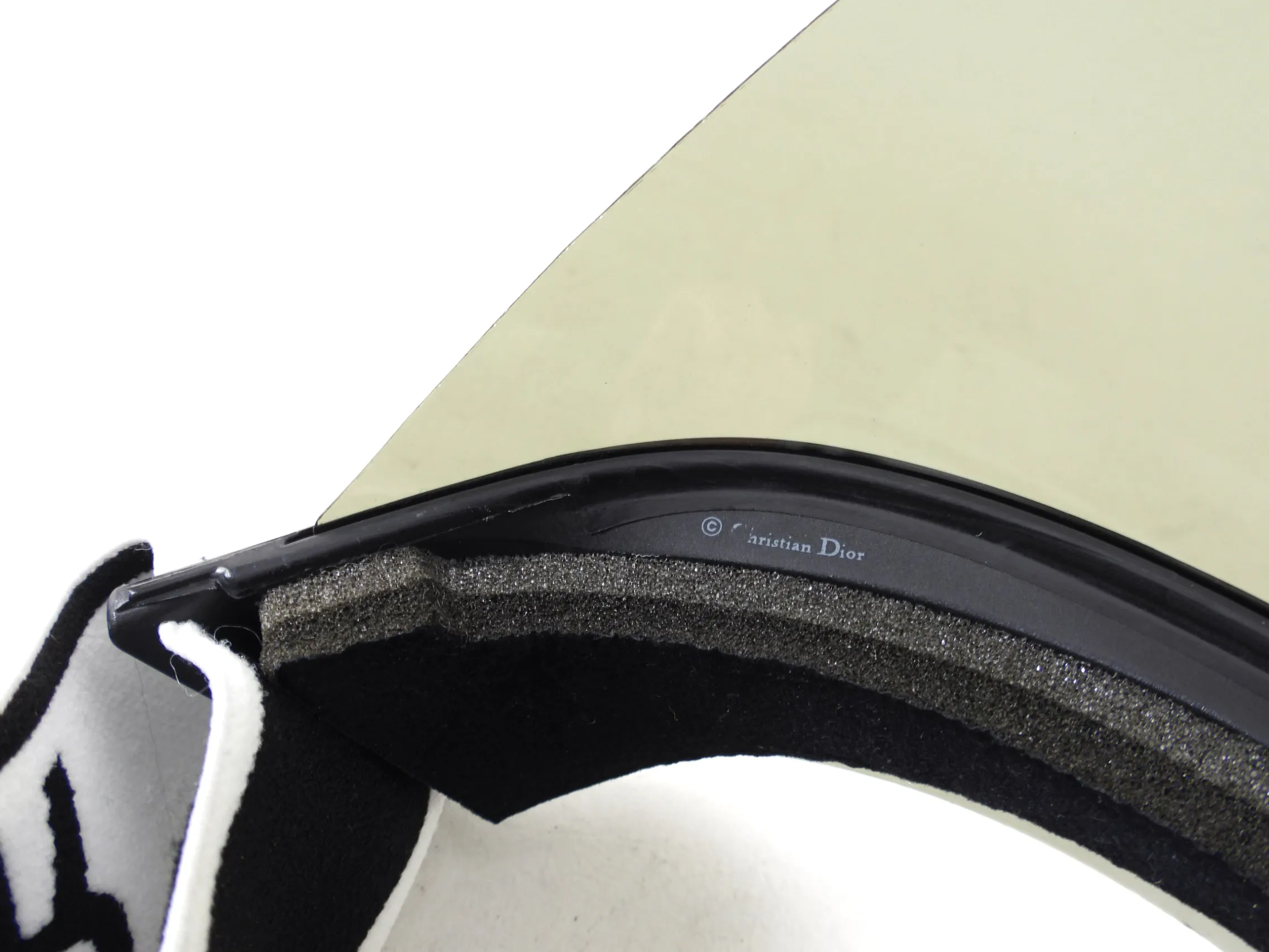 Dior Club 1 Black Smoke Acrylic Sun Visor
