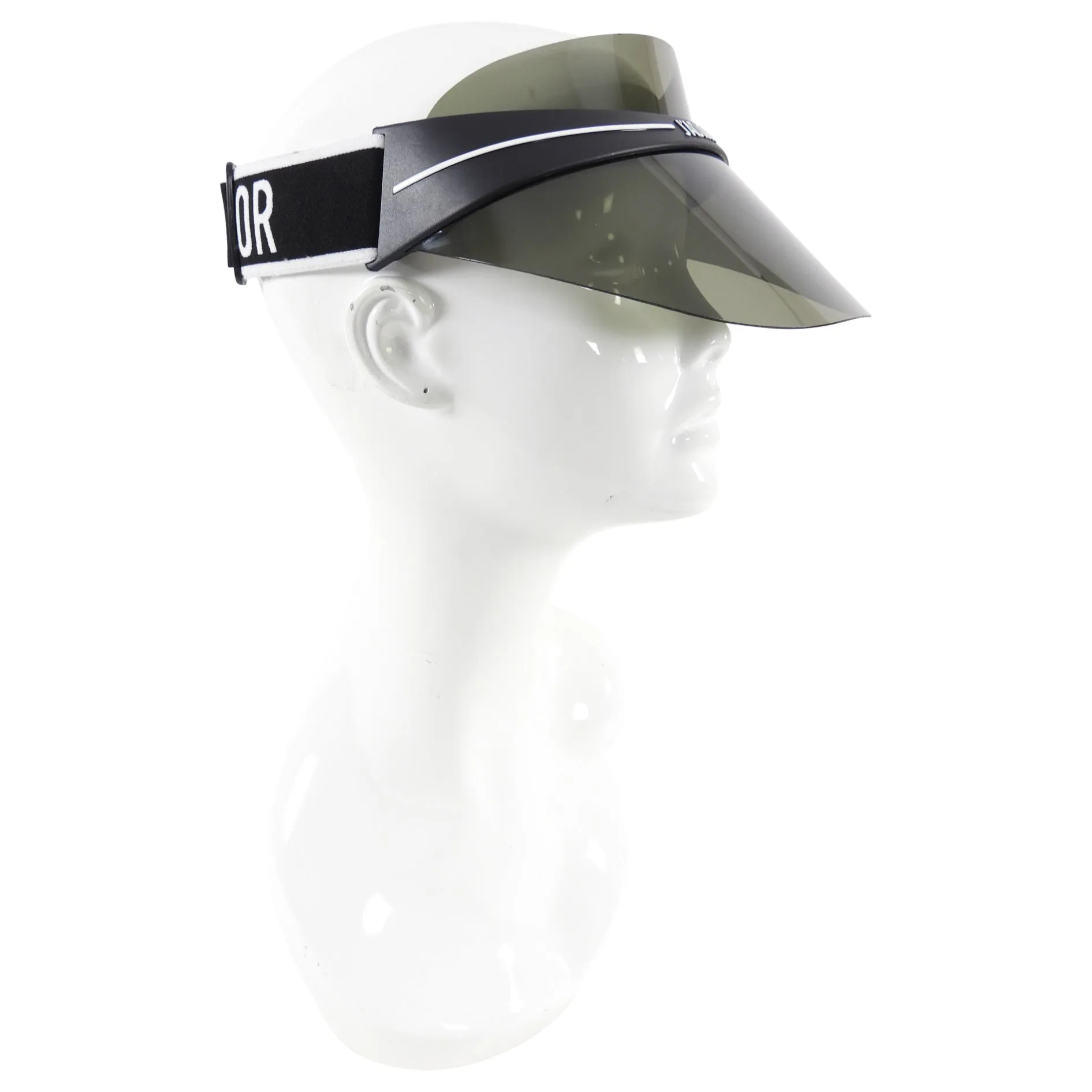 Dior Club 1 Black Smoke Acrylic Sun Visor