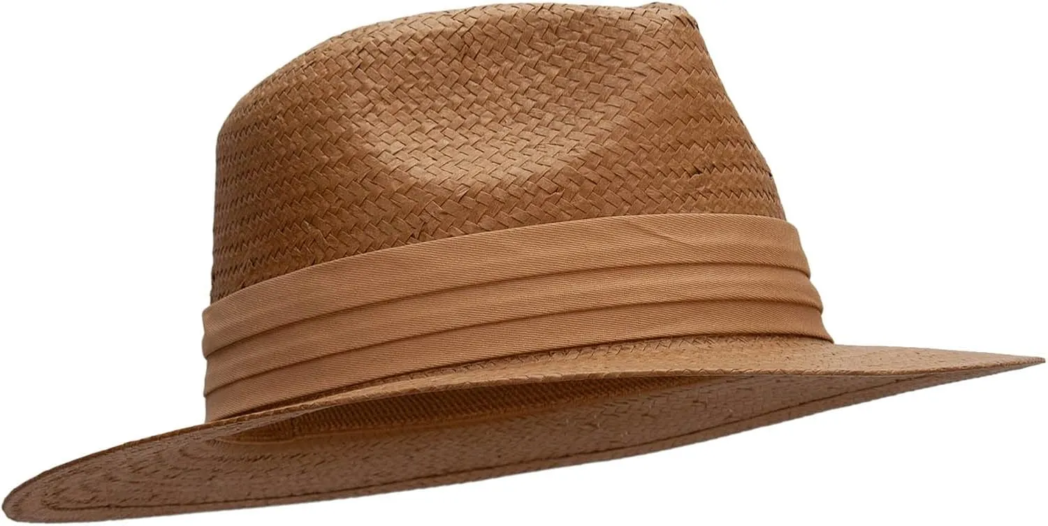 e4Hats.com Toyo Fedora Hat with Color Band