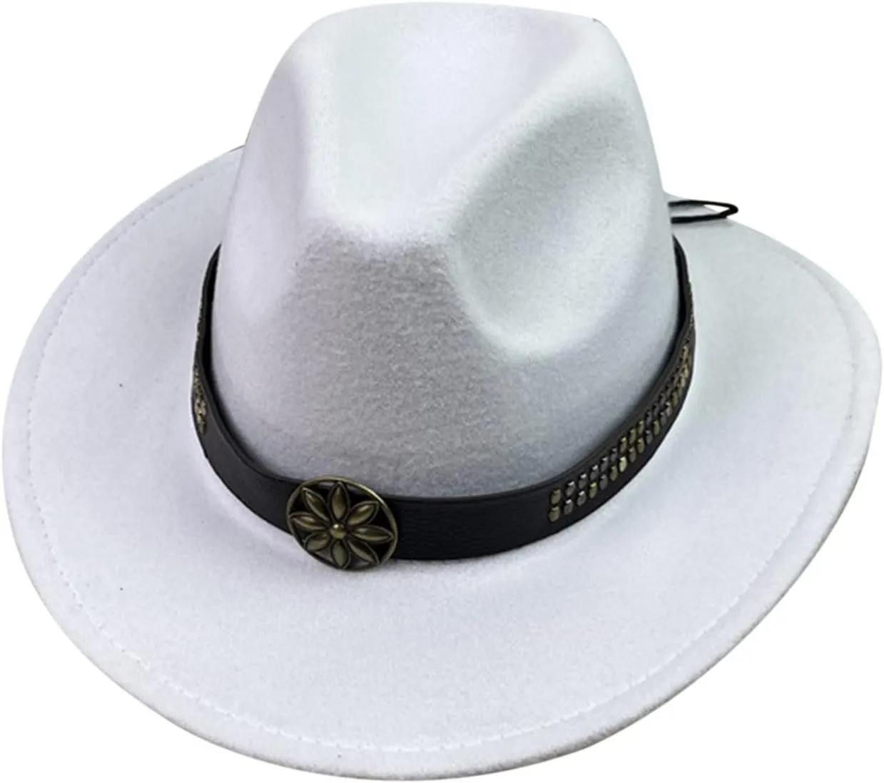 Fashionable Fedora Fedoras Men Wide for Women Dress Hat Women's and Hats Baseball Caps Boys Fedora Cowboy Hat