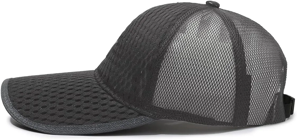 FASHIXD Mesh Baseball Cap for Men Women Summer Running Sports Hat Breathable Quick Dry Trucker Hats