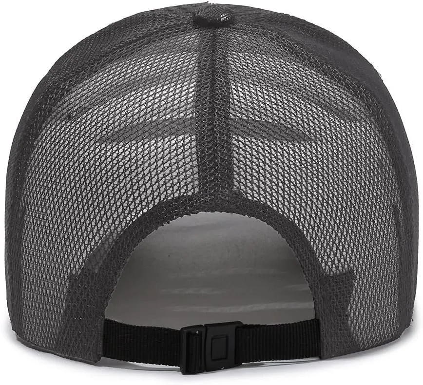 FASHIXD Mesh Baseball Cap for Men Women Summer Running Sports Hat Breathable Quick Dry Trucker Hats