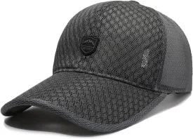 FASHIXD Mesh Baseball Cap for Men Women Summer Running Sports Hat Breathable Quick Dry Trucker Hats