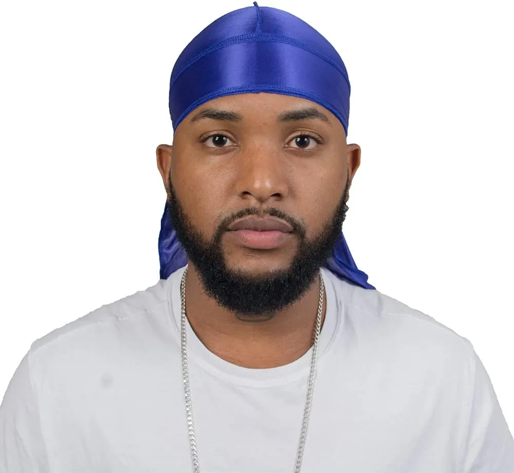 ForceWave Silky Durag for Men Wave Cap Satin Dorag for Men Women 360 Wave