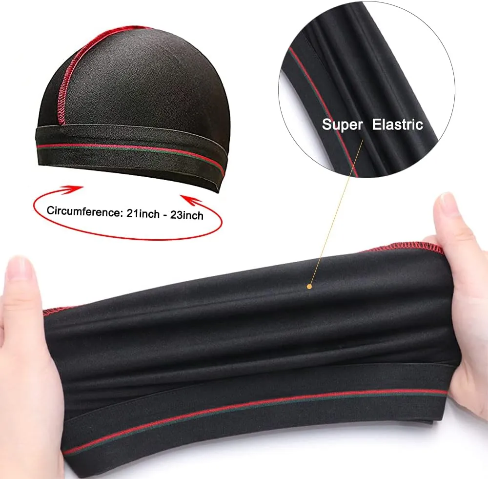 ForceWave Silky Durag for Men Wave Cap Satin Dorag for Men Women 360 Wave