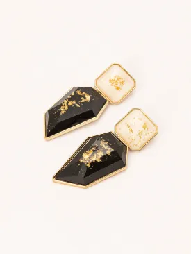 Geometric Glittery Earrings
