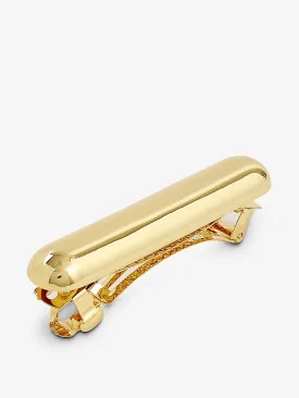 Glossy Cigar stainless steel barrette