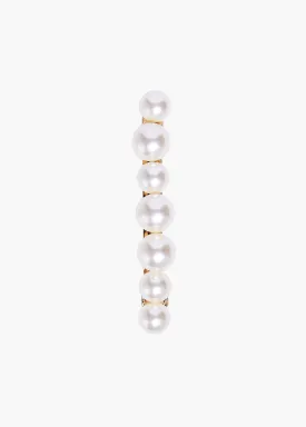Gretel Pearl Barrette -- Gold