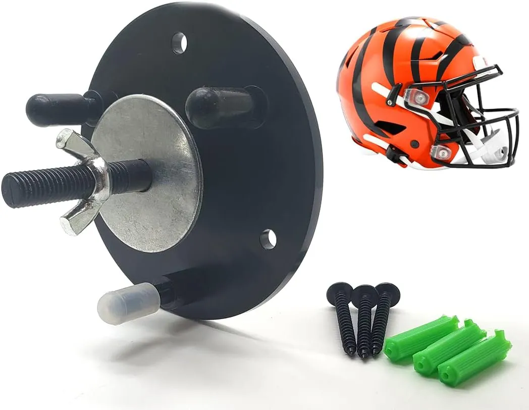 Hidden Floating Football Helmet Wall Mount Display Case Floating Hover Sports Memorabilia Collection