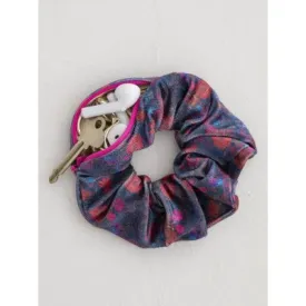 Hideaway Scrunchie - Dark Floral Garden