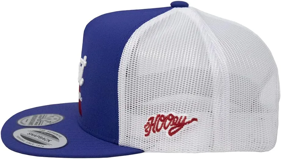 HOOEY Officially Licensed Pabst Blue Ribbon One Size Fits All Adjustable Snapback Hat for Men and Women Mesh Back Trucker Hat