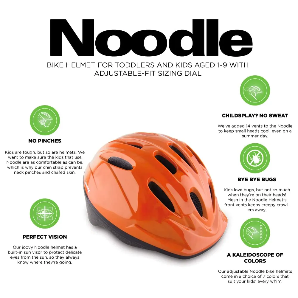 Joovy Noodle Helmet X-Small/Small, Orangie
