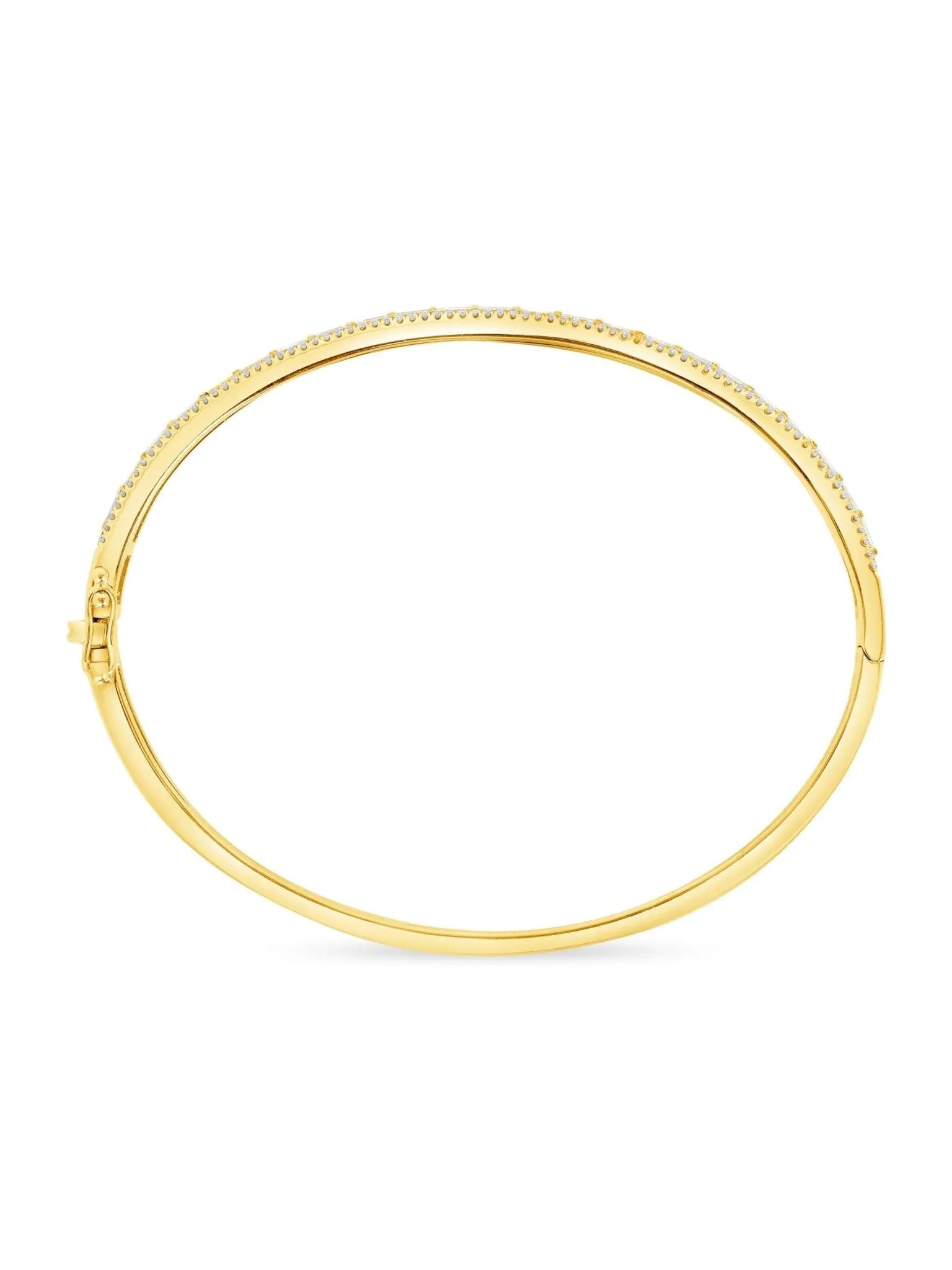 Kennedy Baguette Diamond Bangle 14k