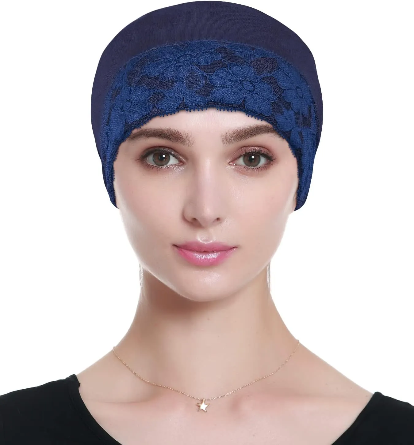 Lace Beanie Sleep Caps Head Coverings for Women Hair Loss