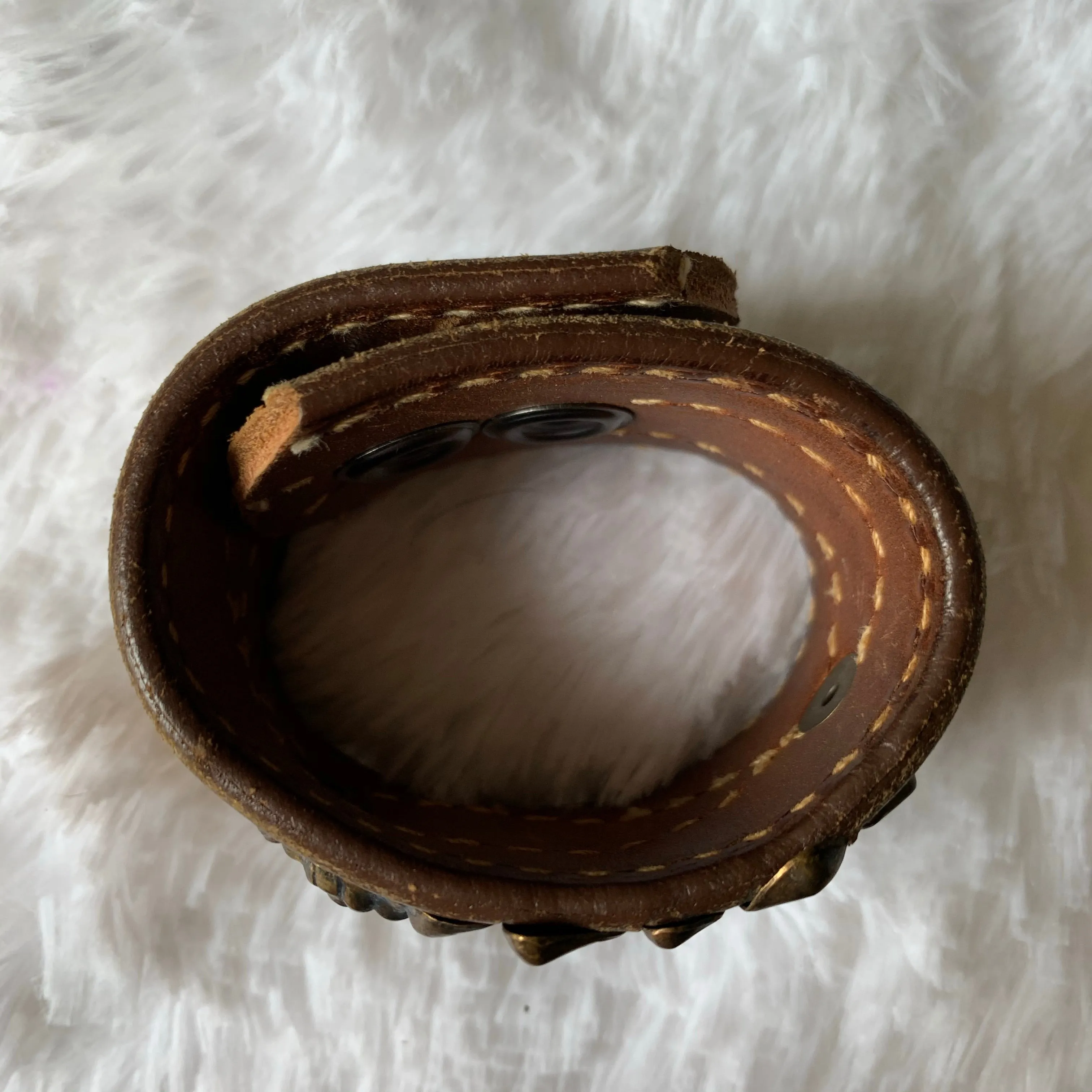 Leather Belt Cuff
