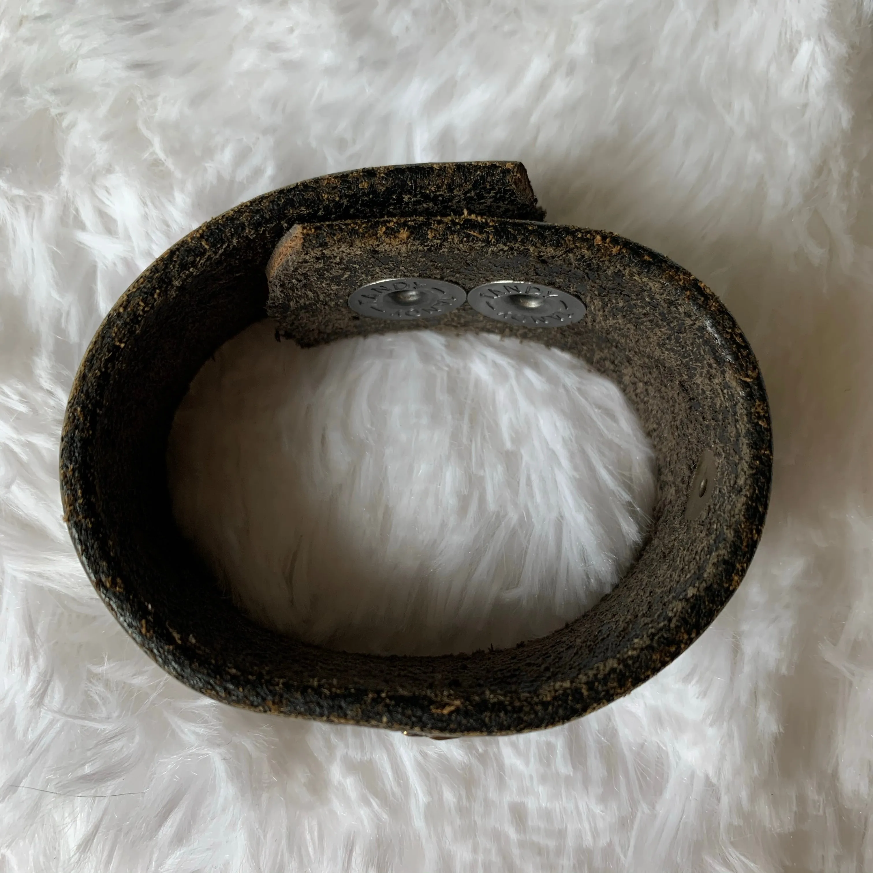 Leather Belt Cuff