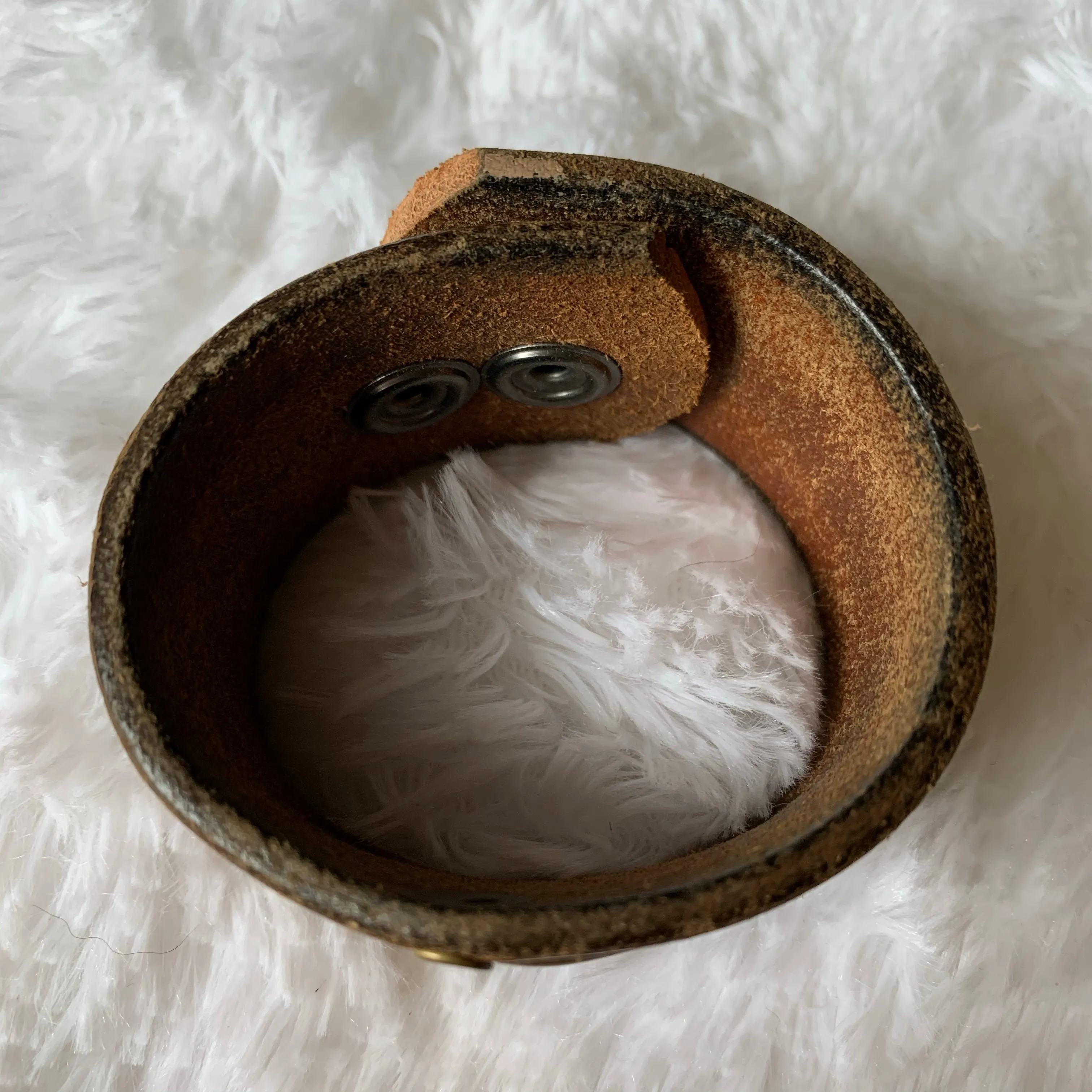 Leather Belt Cuff
