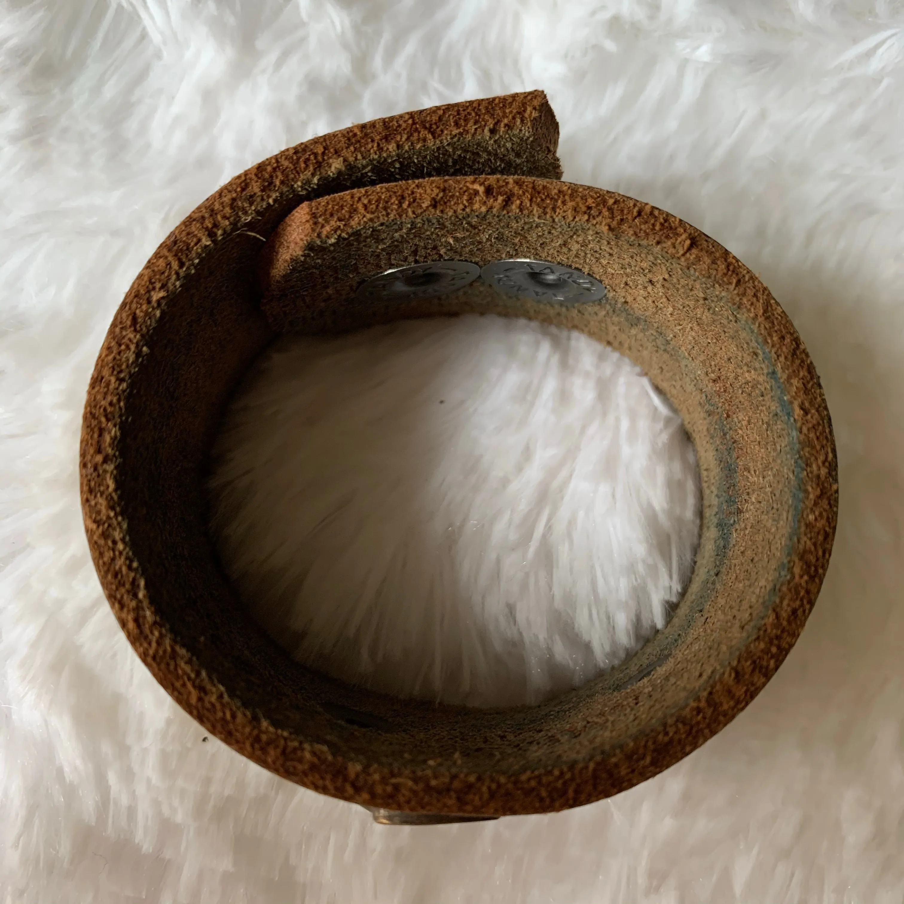 Leather Belt Cuff