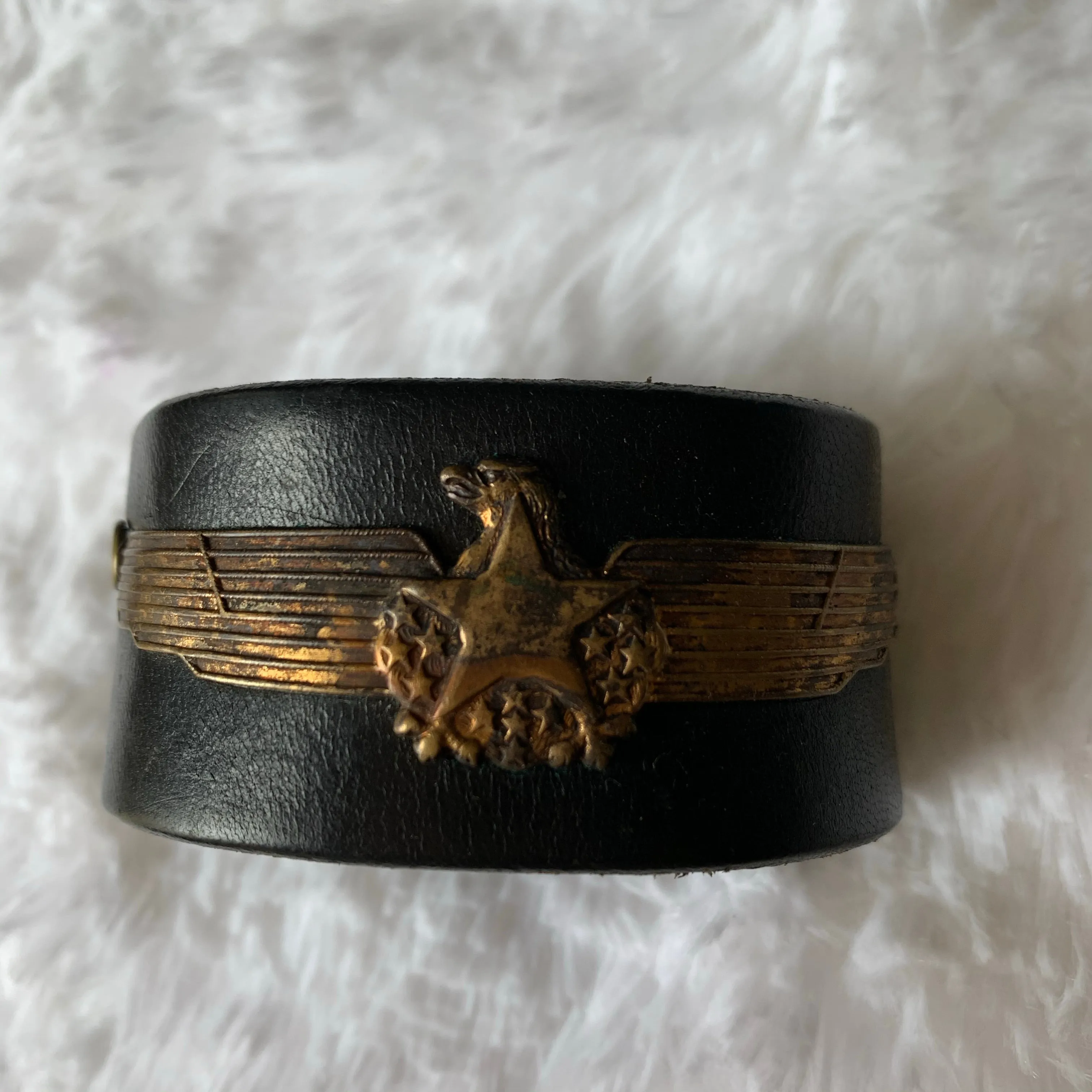 Leather Belt Cuff