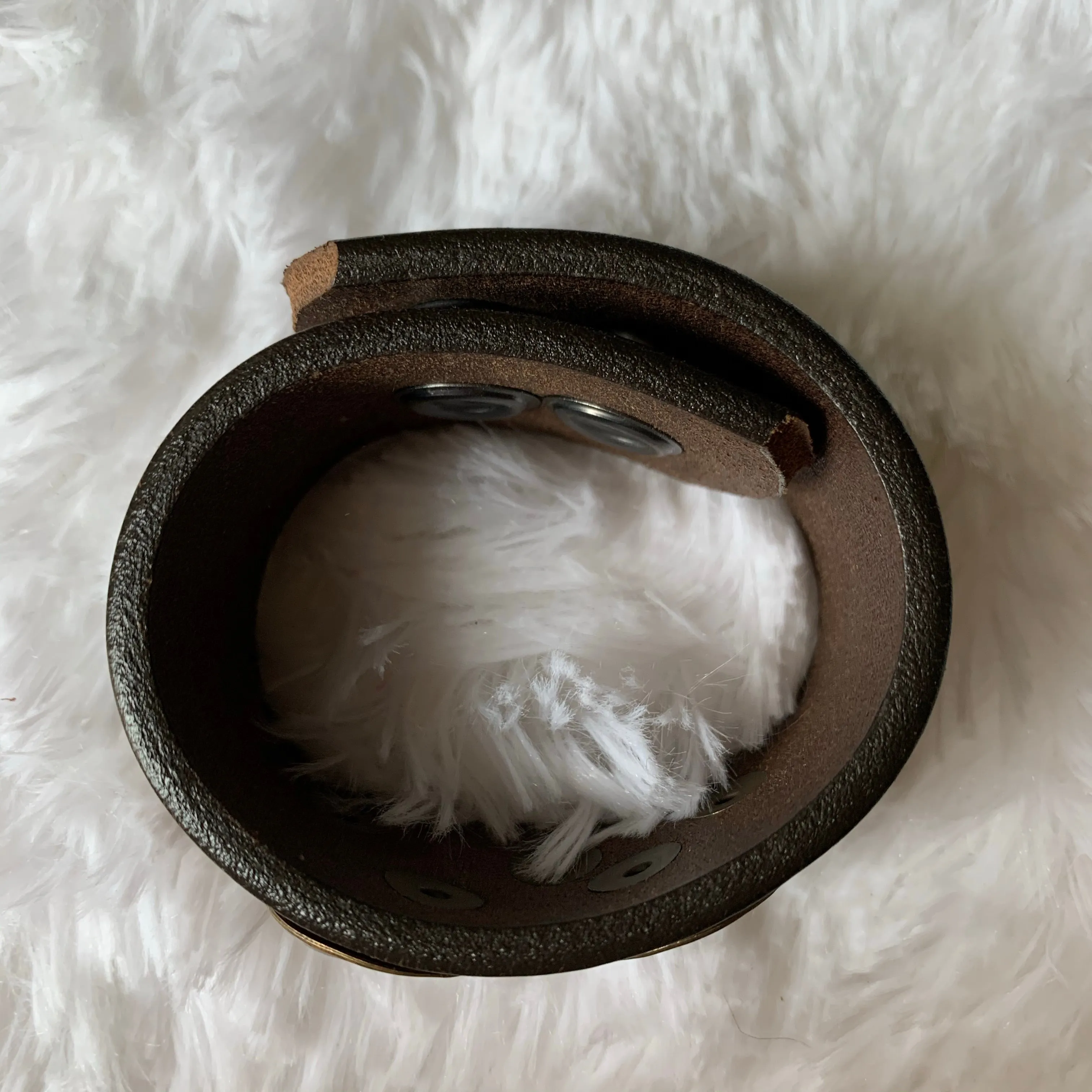Leather Belt Cuff