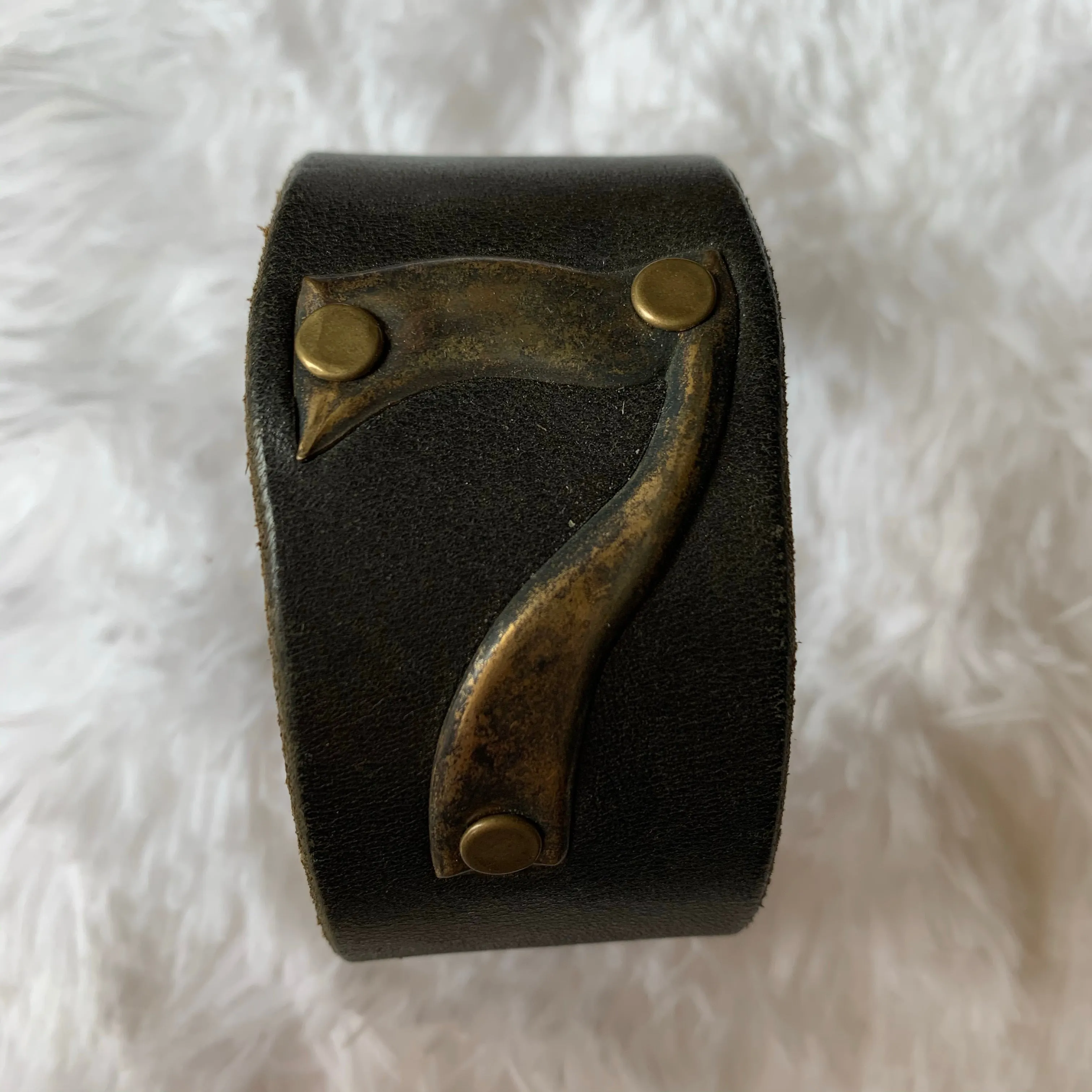 Leather Belt Cuff
