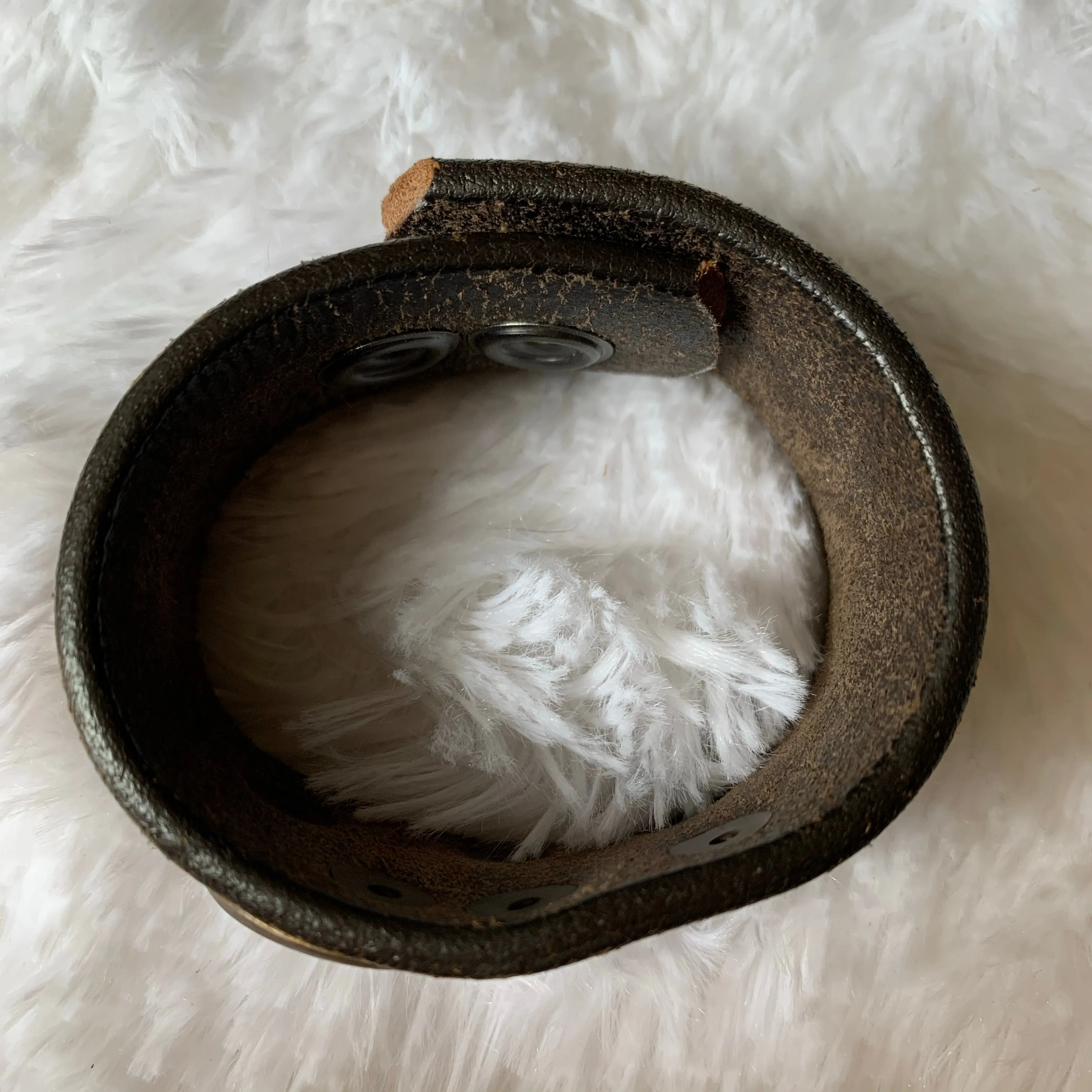 Leather Belt Cuff