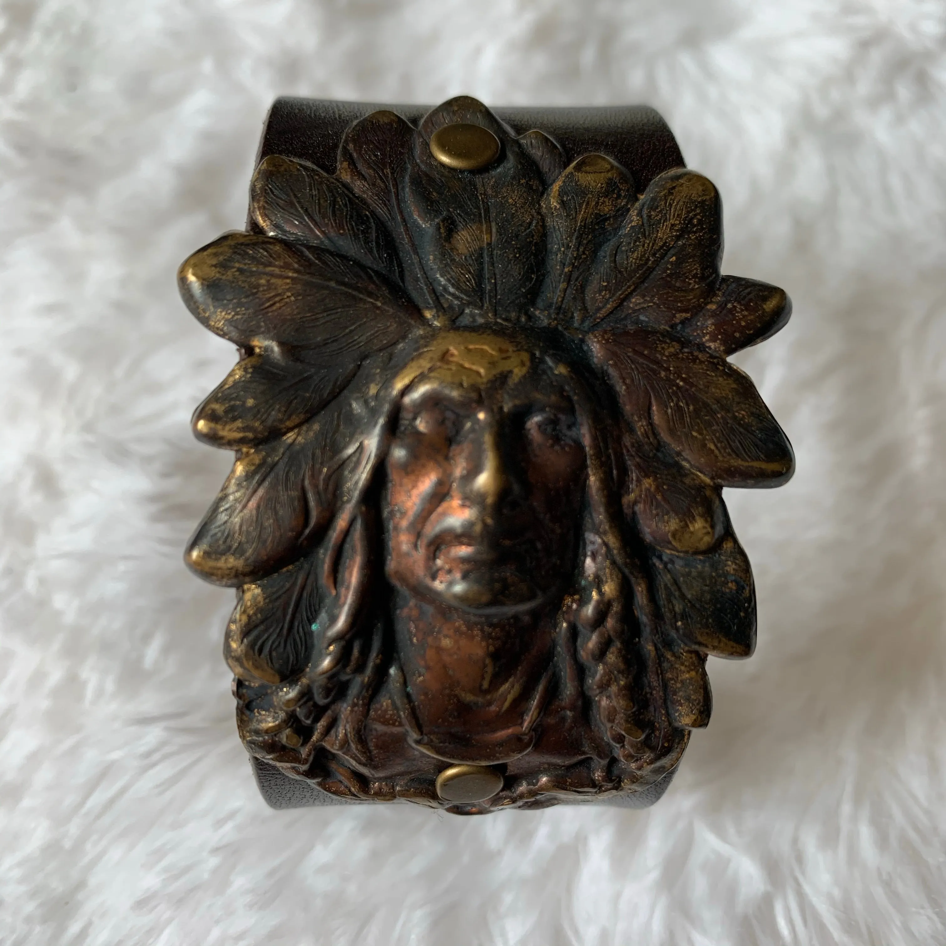 Leather Belt Cuff