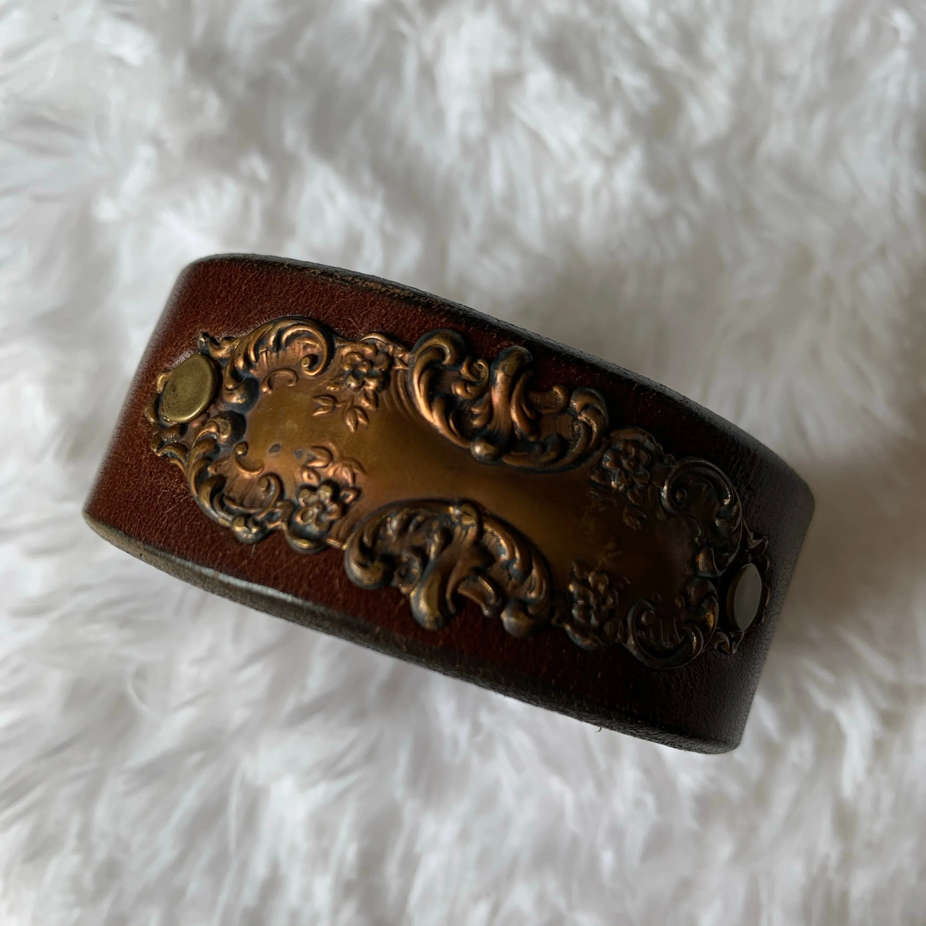 Leather Belt Cuff
