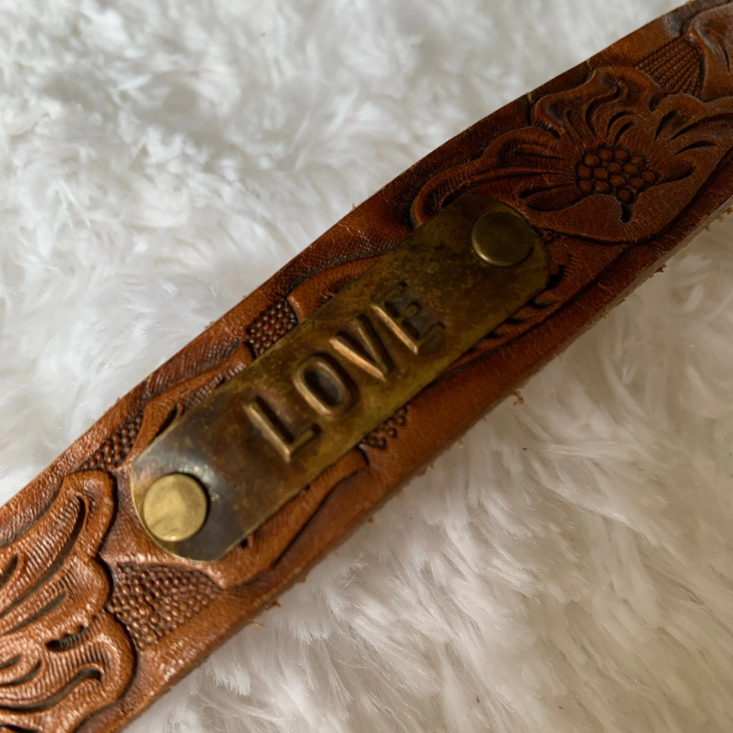Leather Belt Cuff