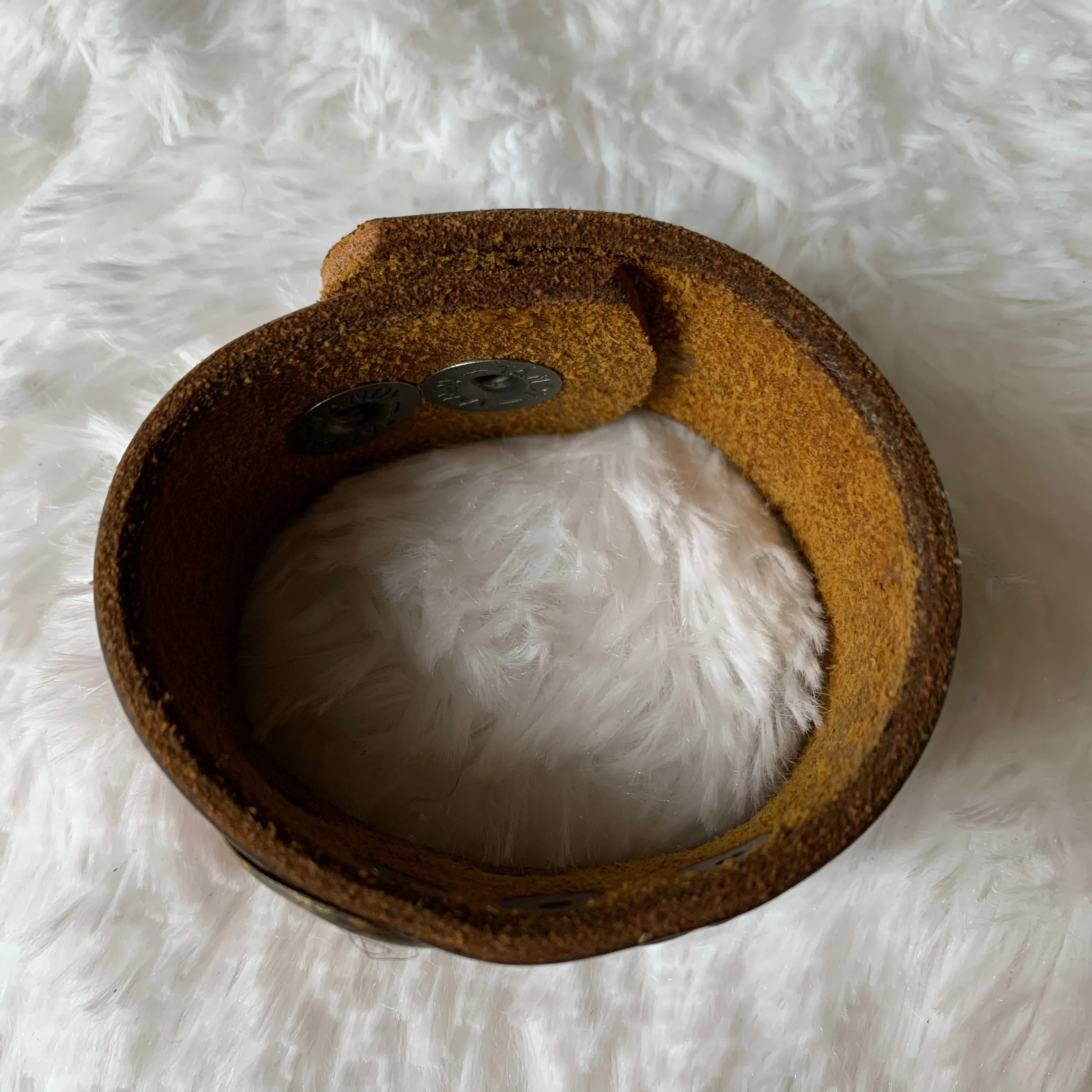Leather Belt Cuff