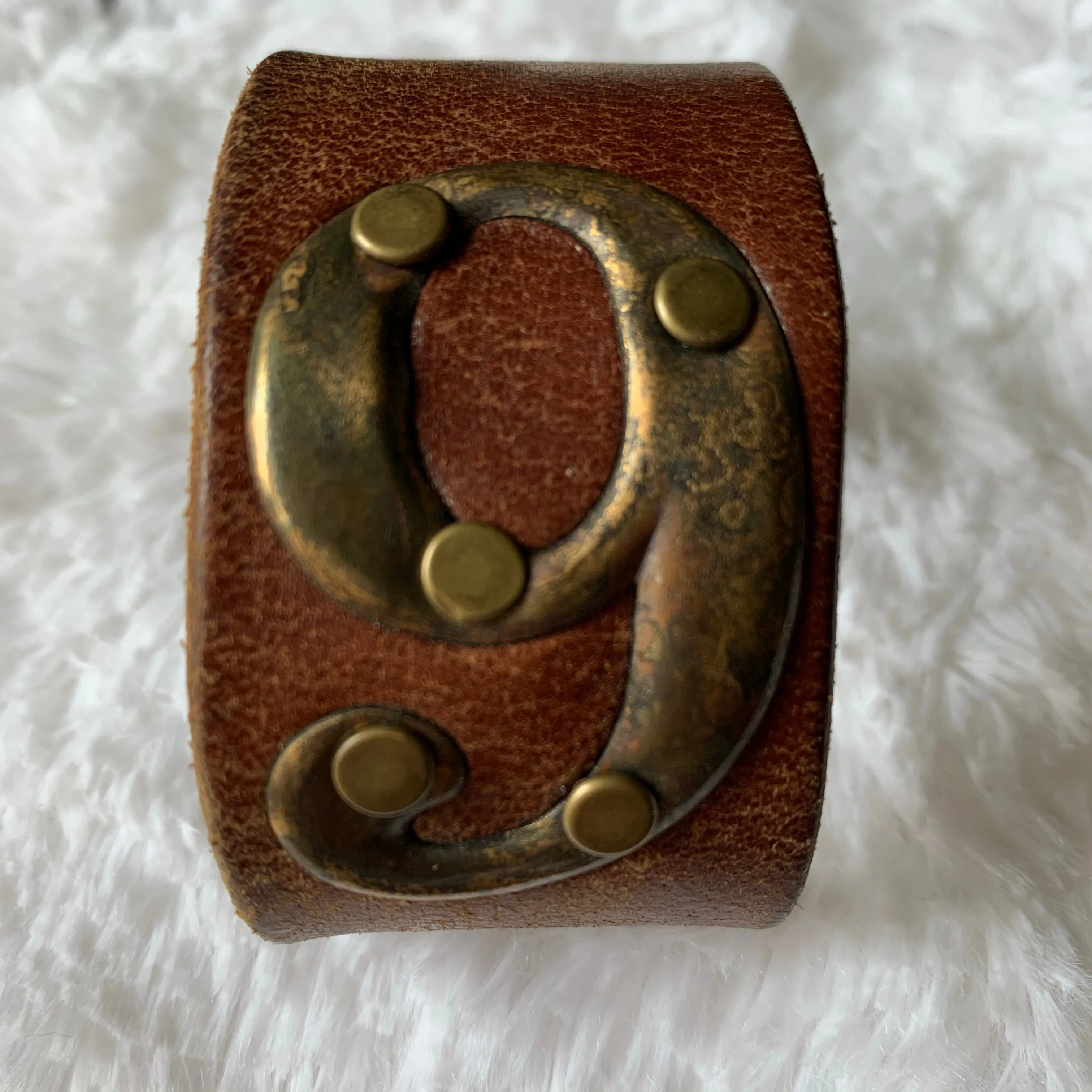 Leather Belt Cuff