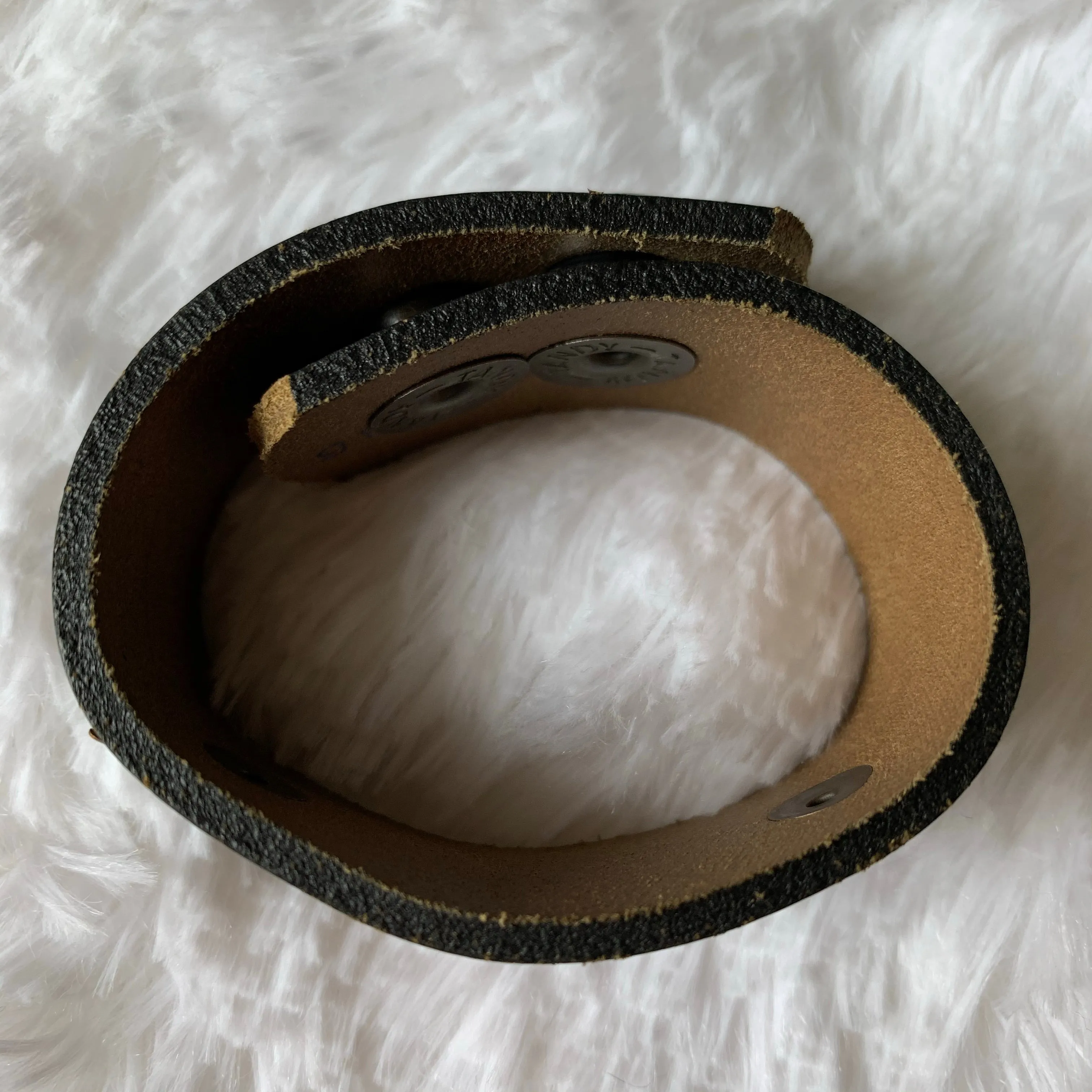 Leather Belt Cuff