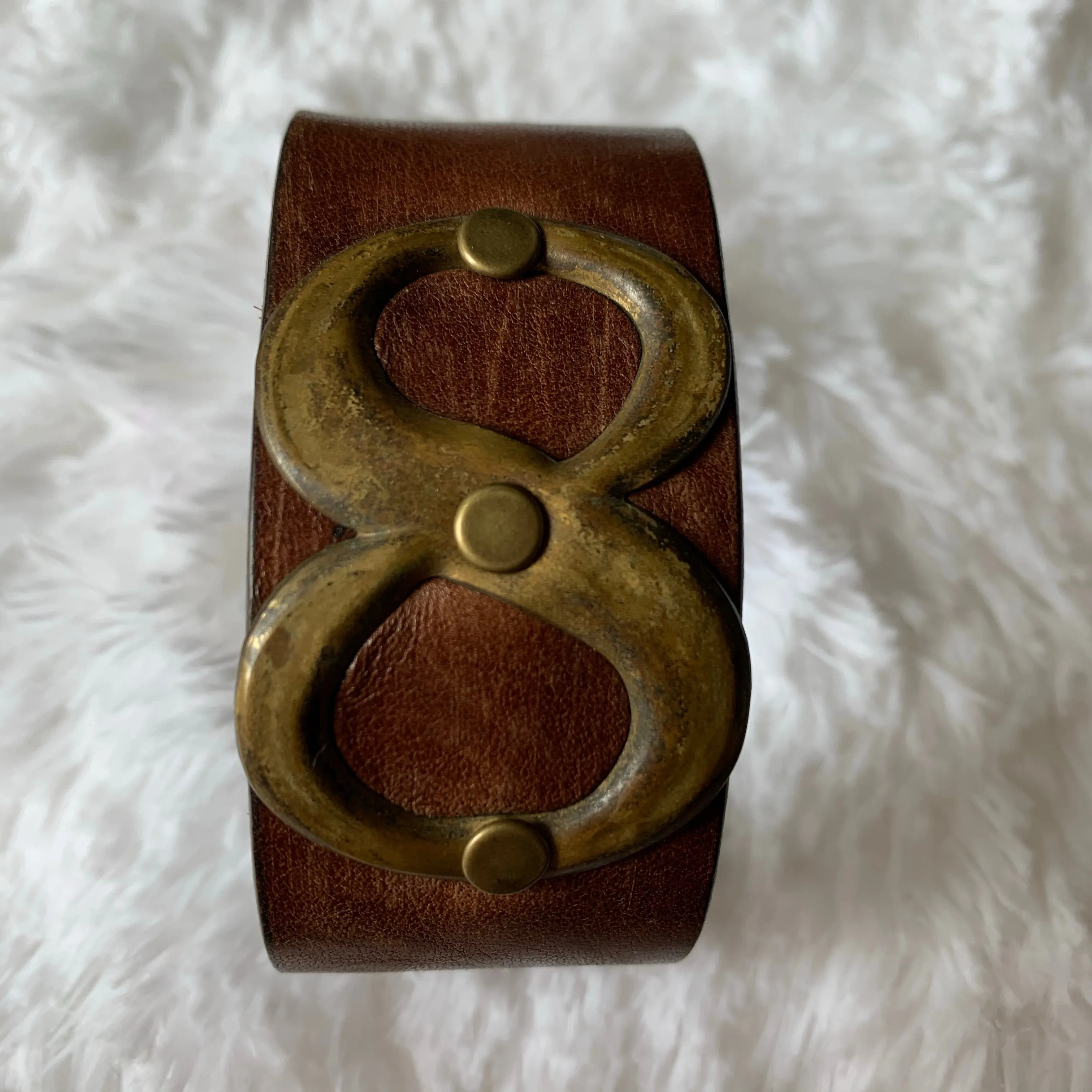 Leather Belt Cuff