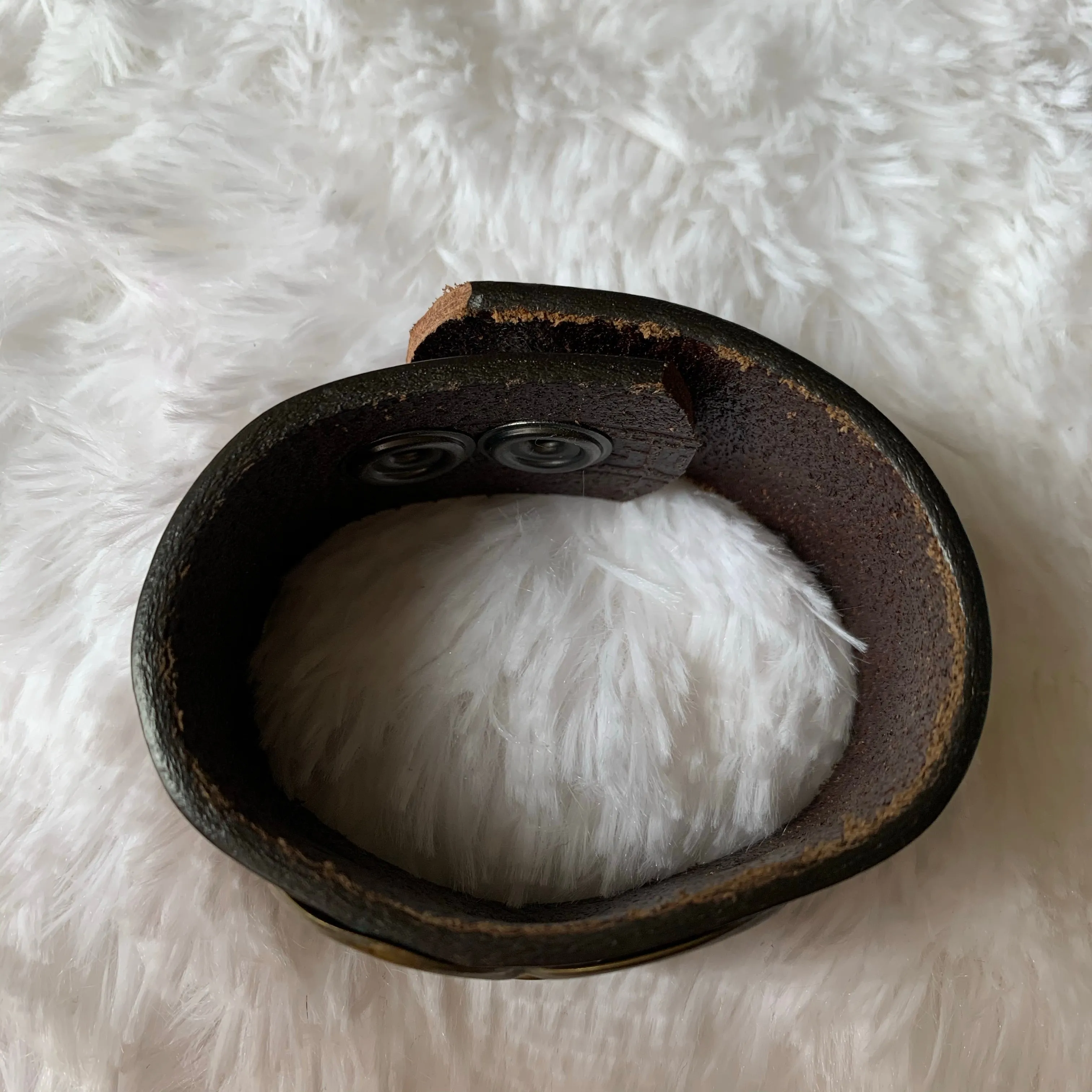 Leather Belt Cuff
