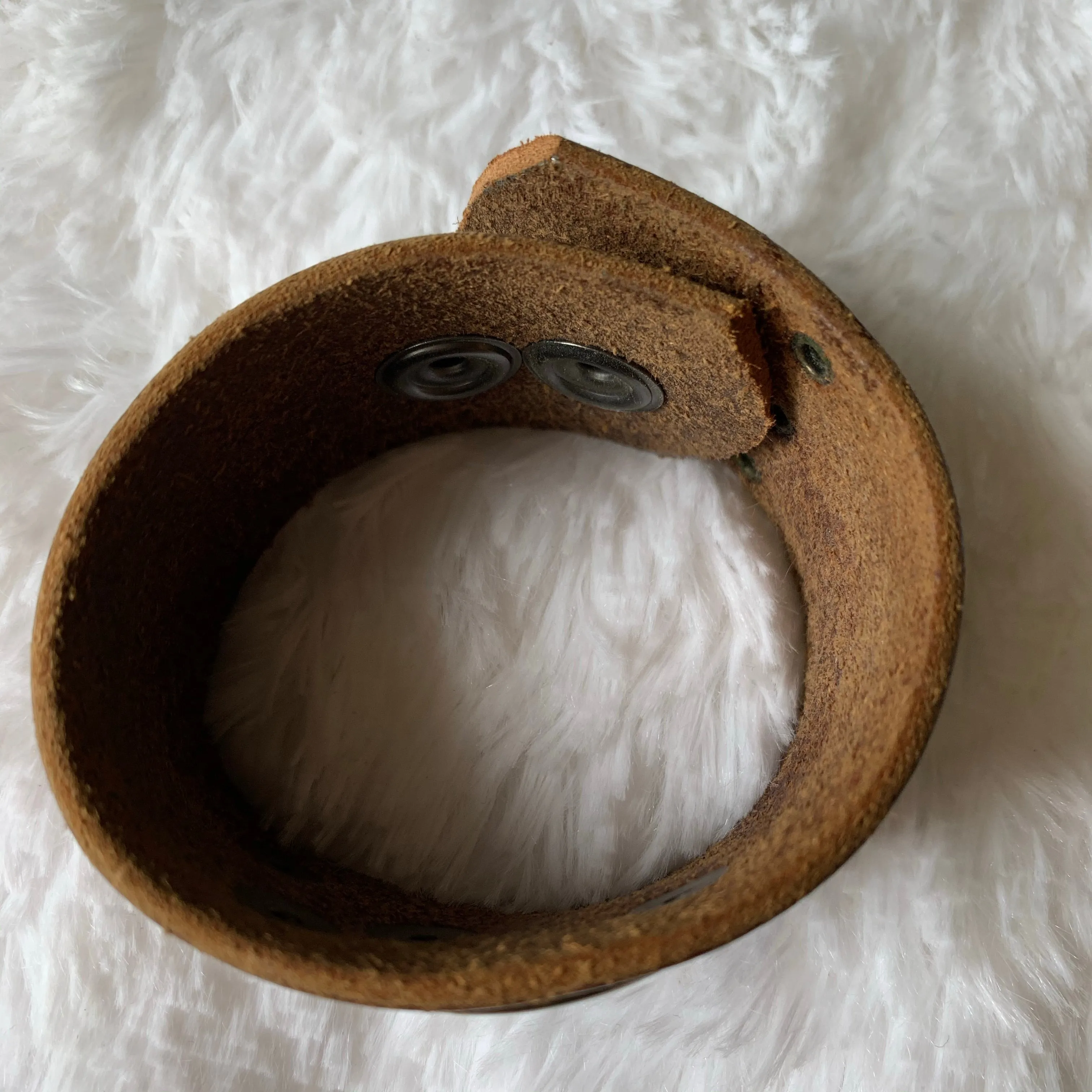 Leather Belt Cuff