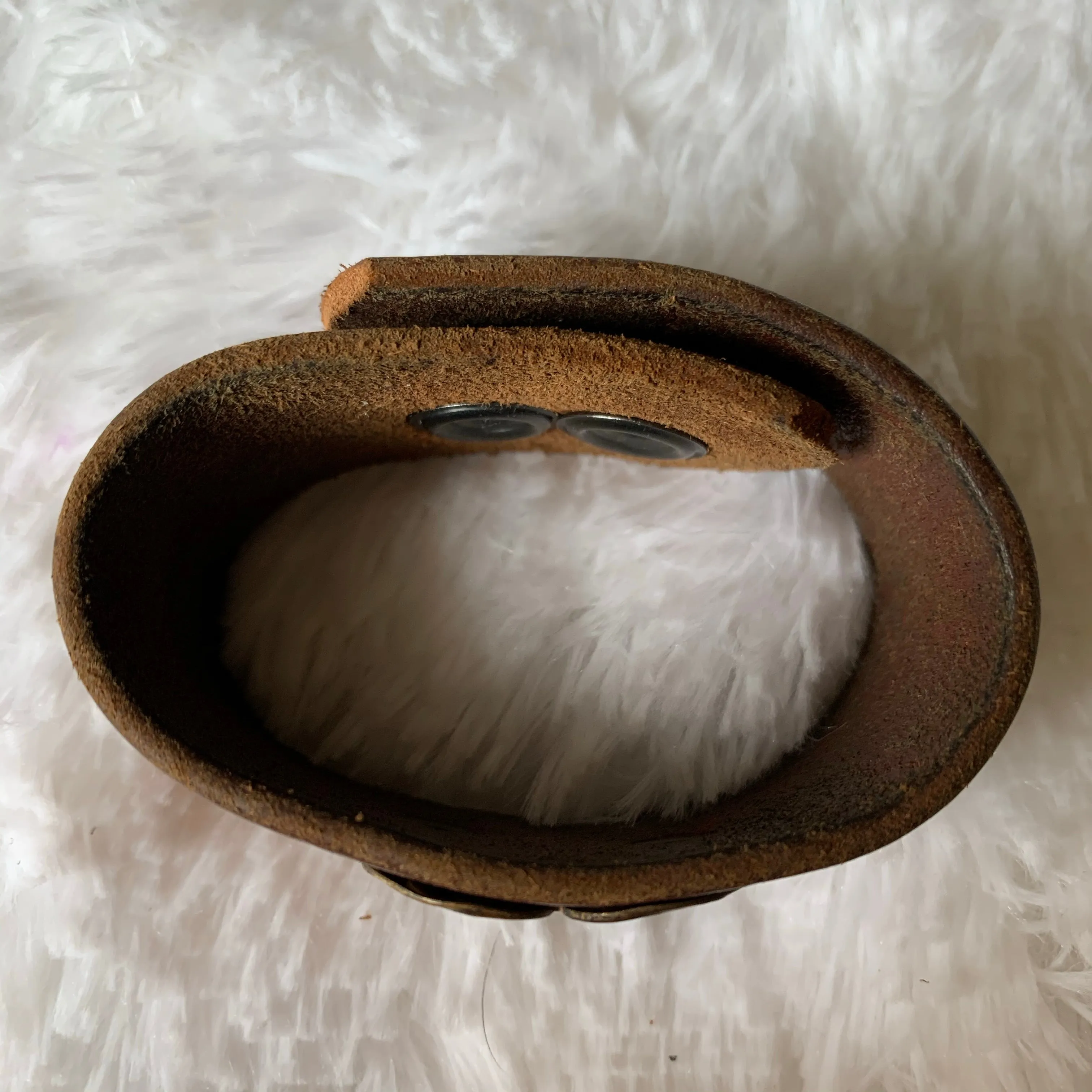 Leather Belt Cuff