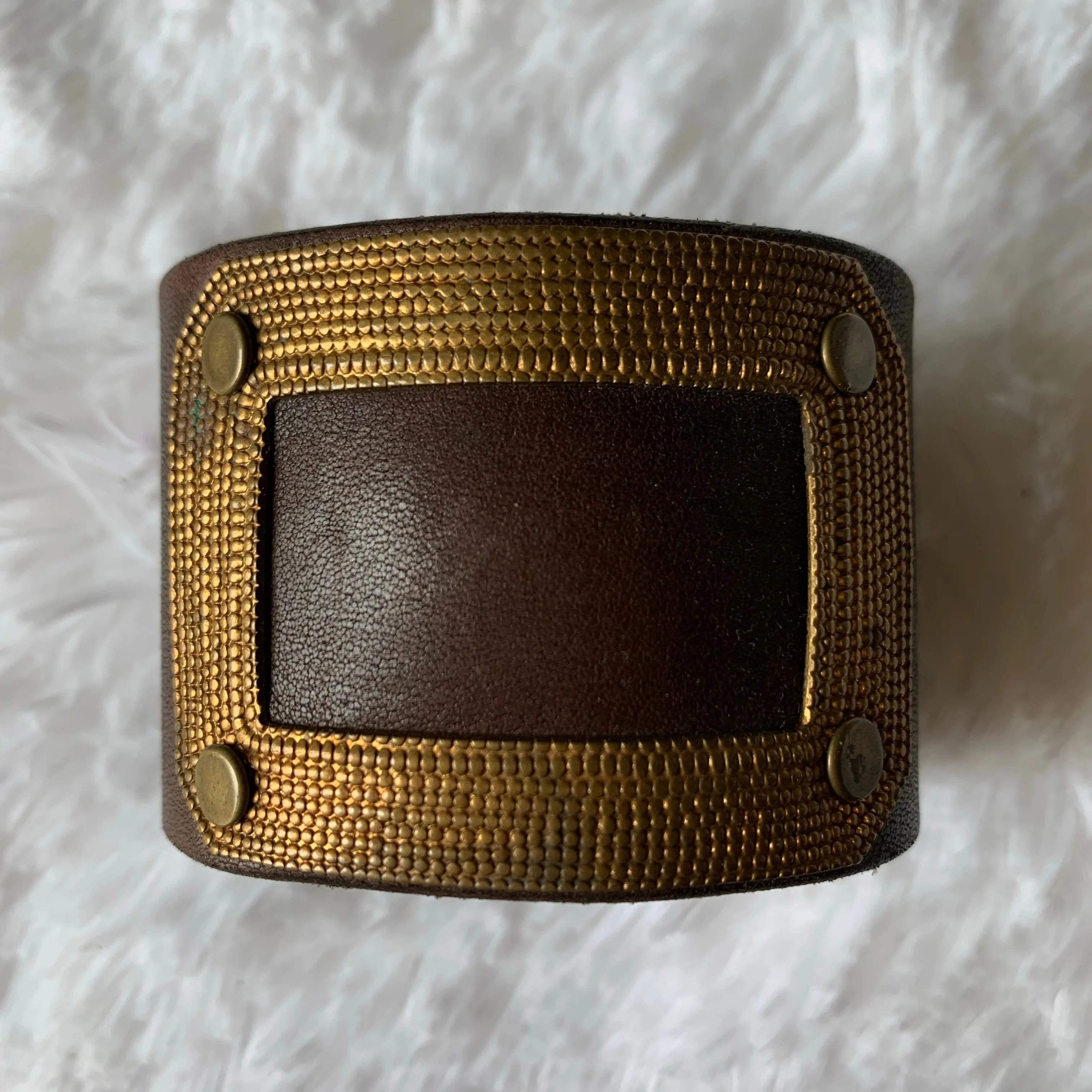 Leather Belt Cuff