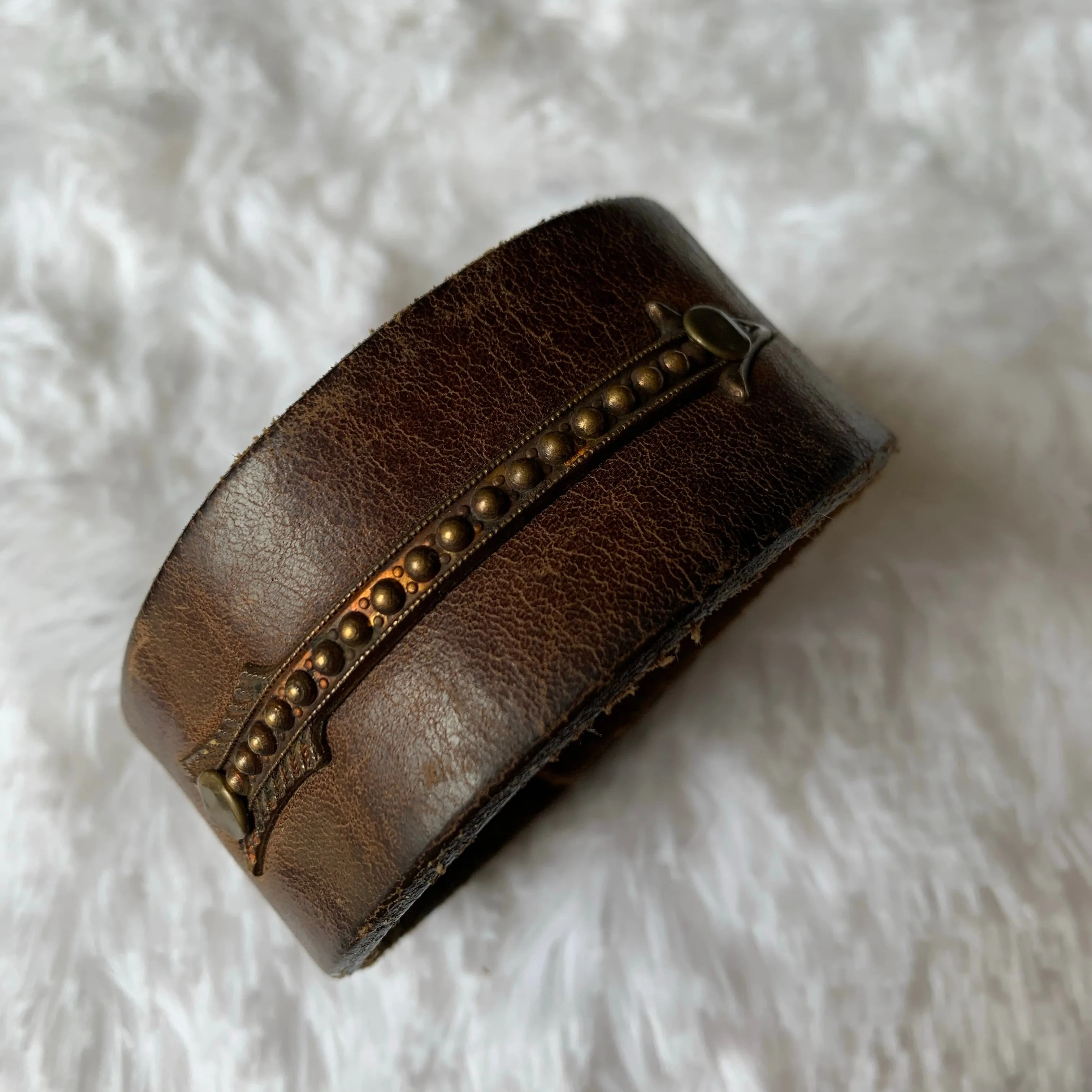 Leather Belt Cuff