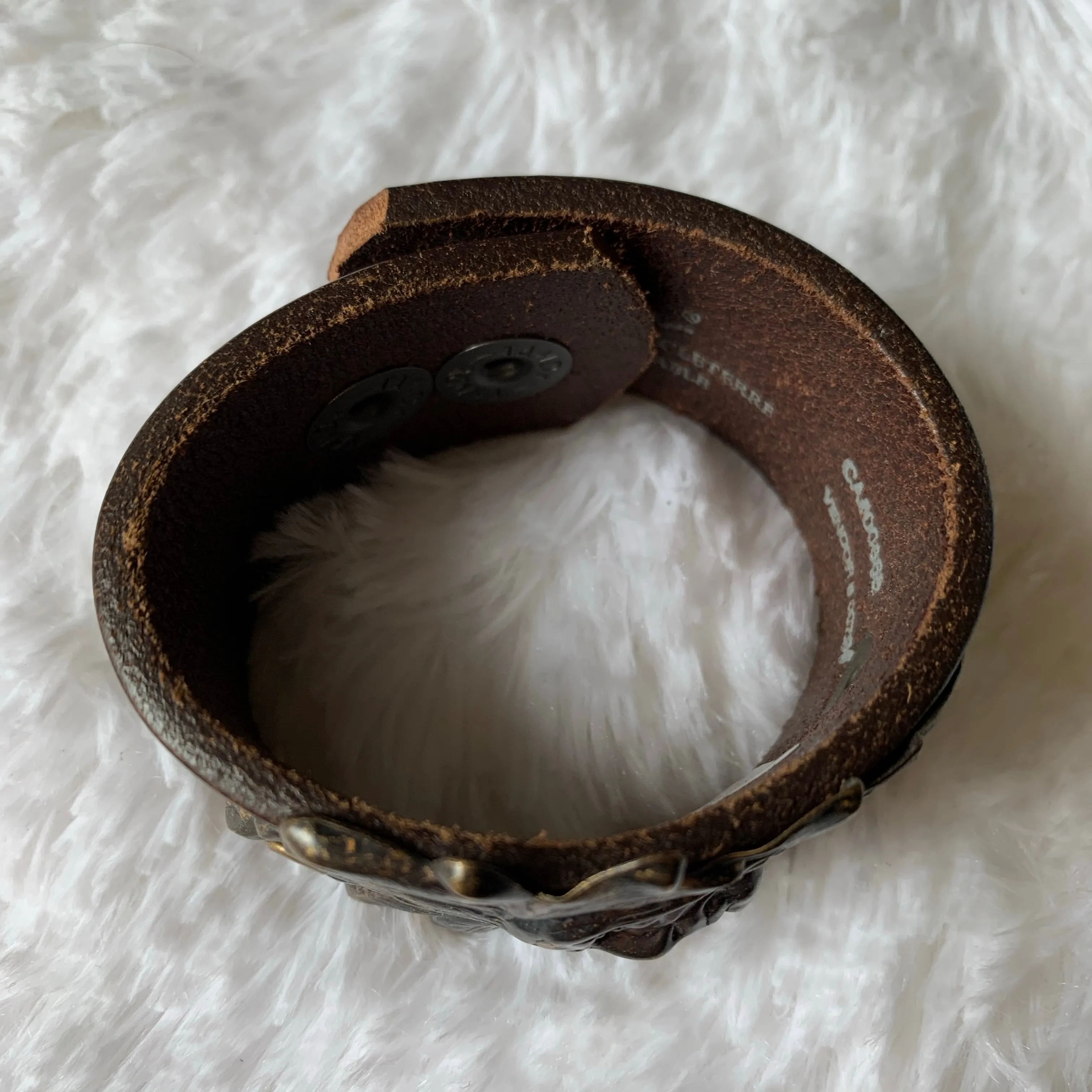 Leather Belt Cuff